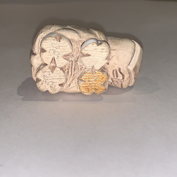 Artesania Rinconada Figurine Sandstone Baby Rhino rhinoceros Uruguay - signed - Picture 6 of 7